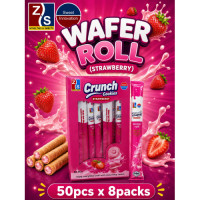 WAFER ROLL CRUNCH 15g (50 pcs*8 boxes)